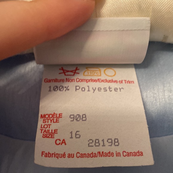 Blue Confirmation/ Special Occasion Dress with Jacket - Picture 6 of 6